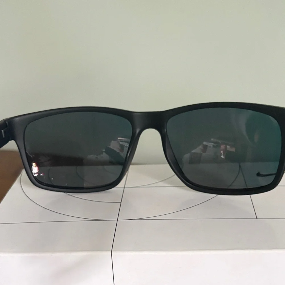 Nike Cruiser Black Frame Sunglasses with Red Mirror Lenses